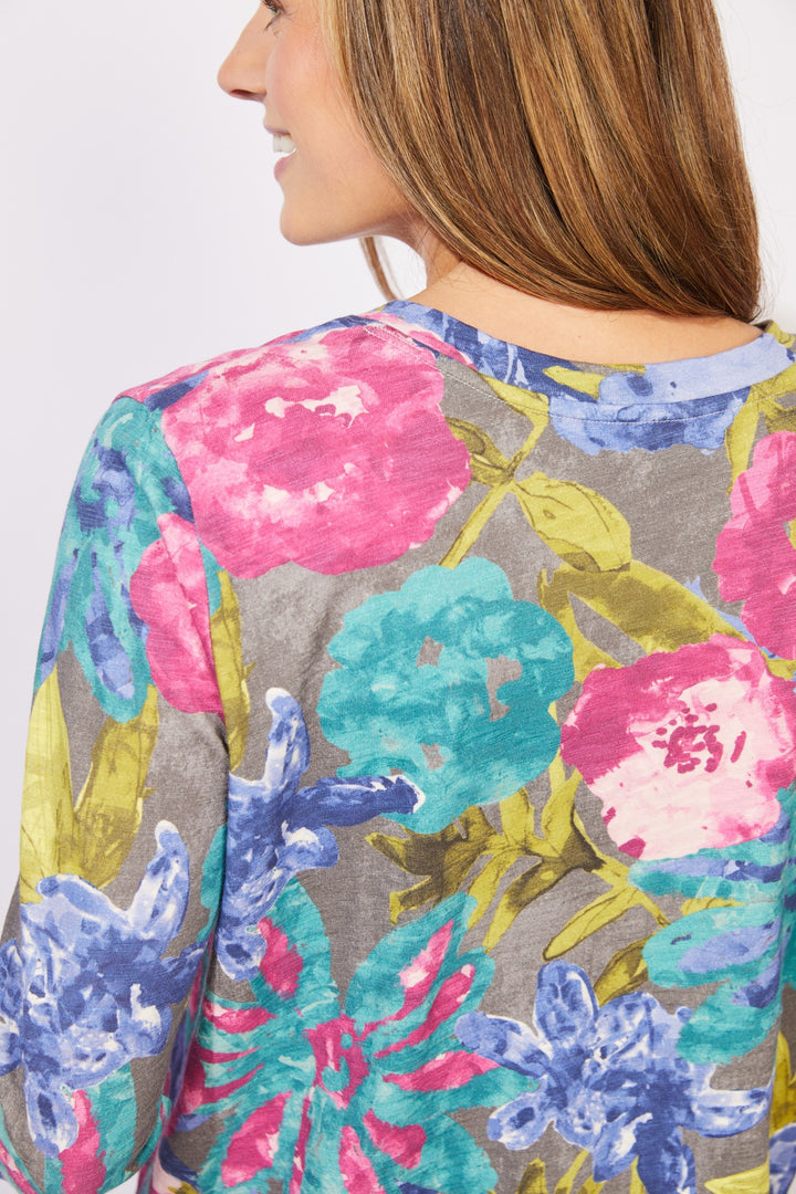 Botanical Bloom High Low Top