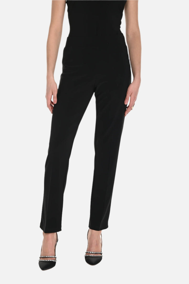 Bow Detail Back Slit Dress Pant