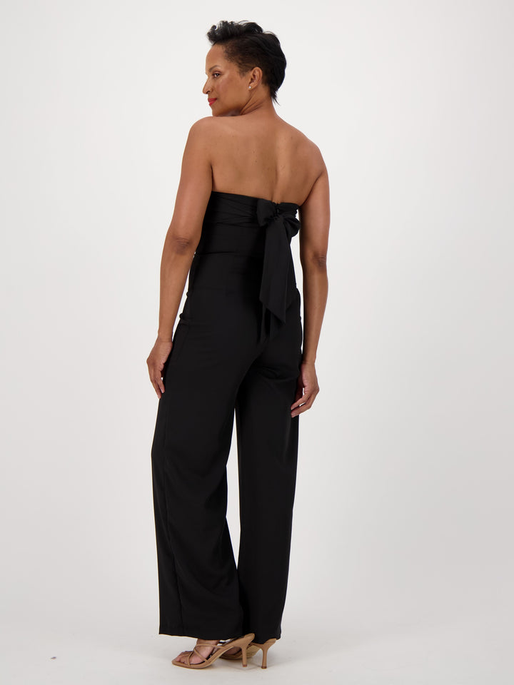 Bow Front Strapless Jumpsuit