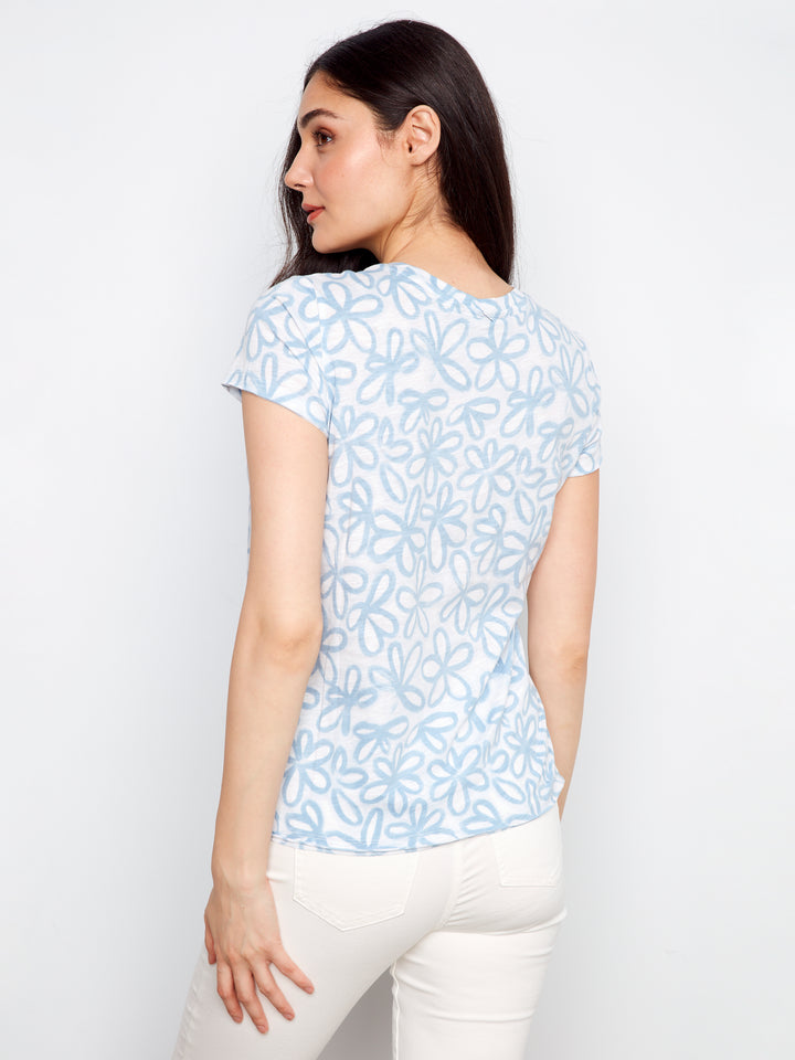 Brielle Print Organic Cotton Top