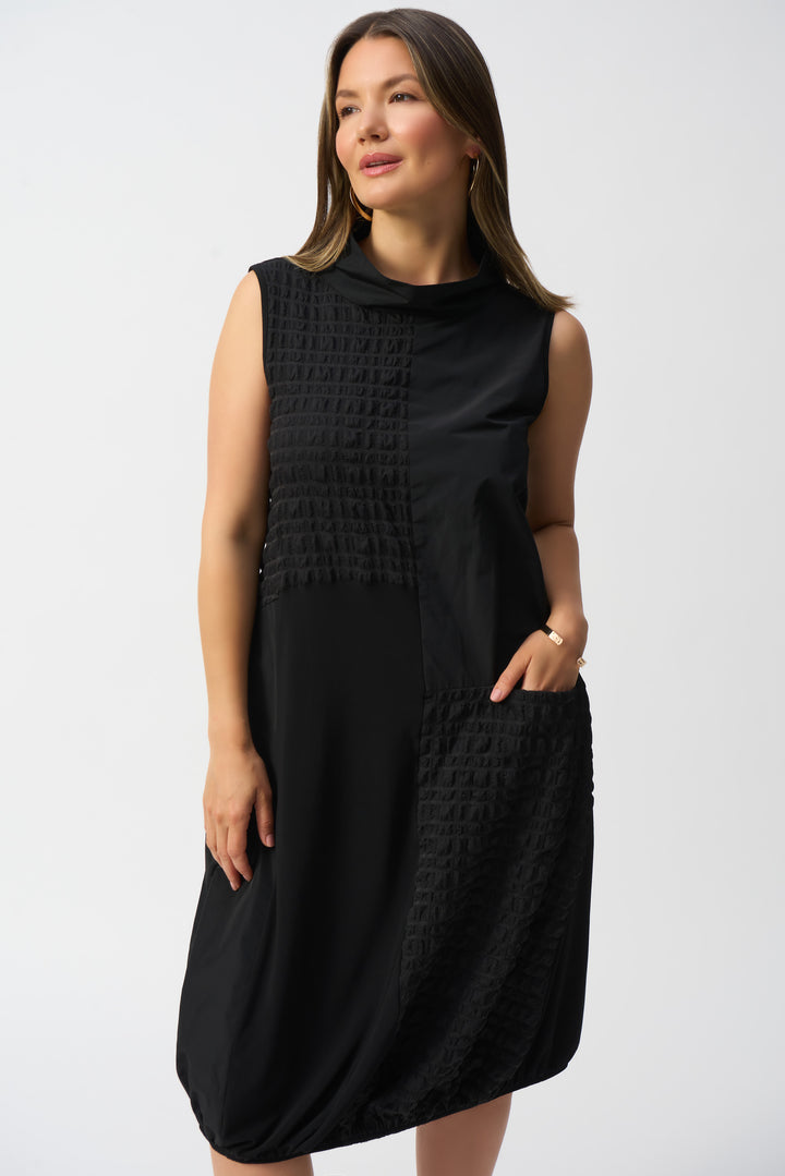 Bubble Jacquard Cocoon Dress