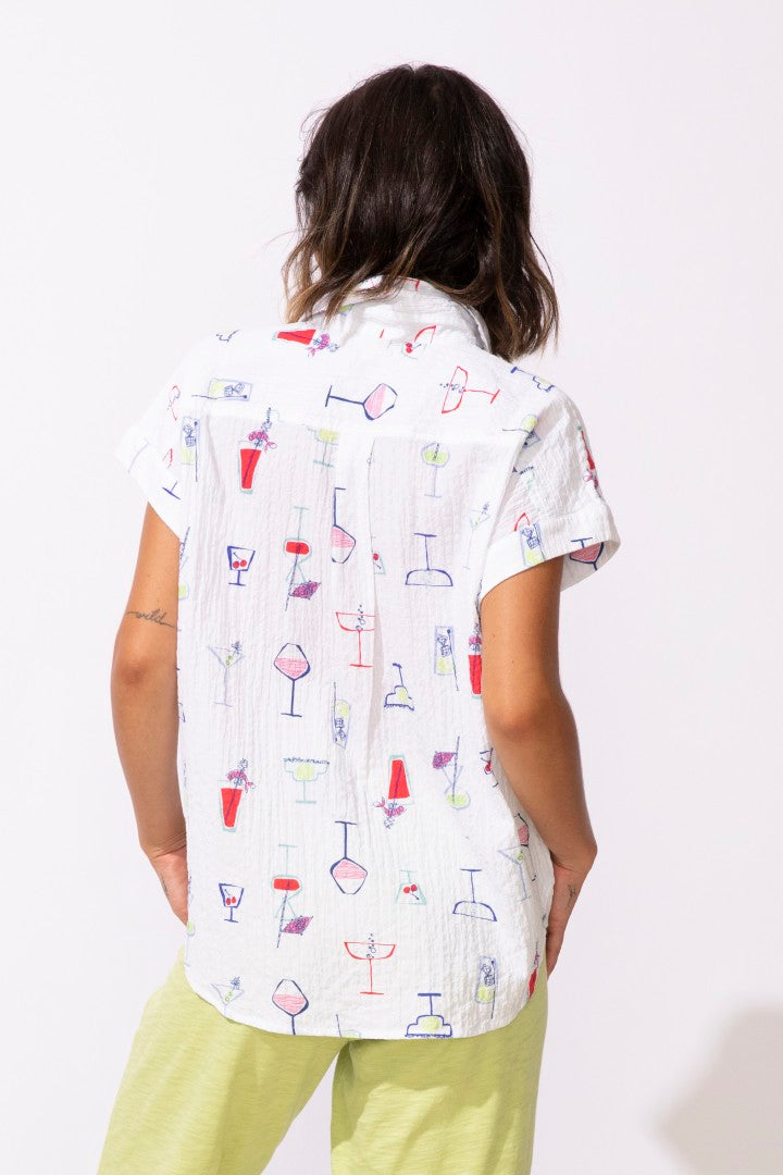 Button Down Cocktails Shirt
