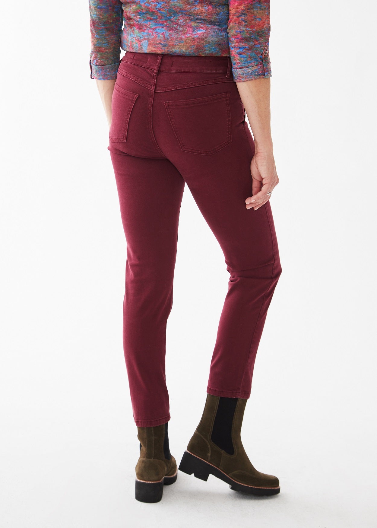 Cabernet Euro Twill Olivia Pencil Pant