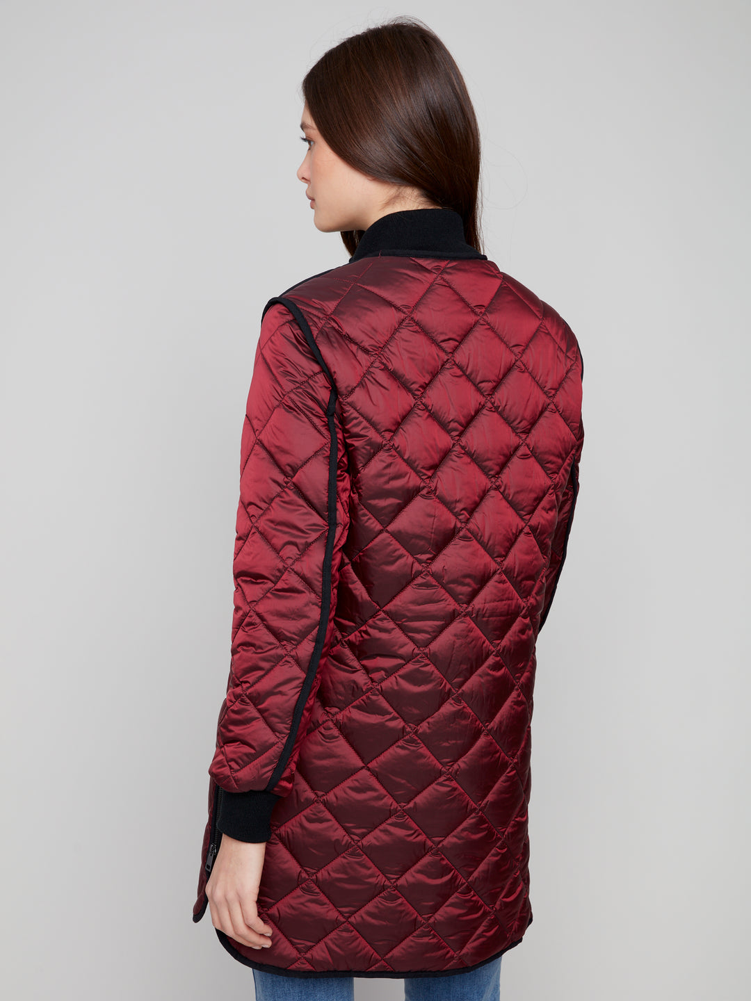 Cabernet Long Quilted Puffer Coat