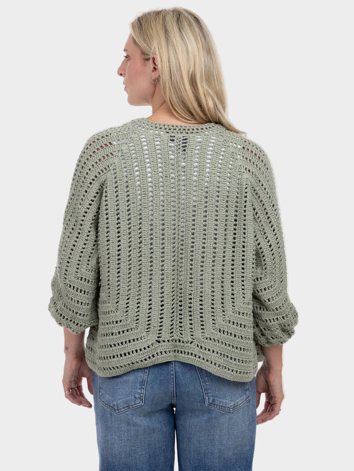 Cambria Seagrass One Size Cardigan