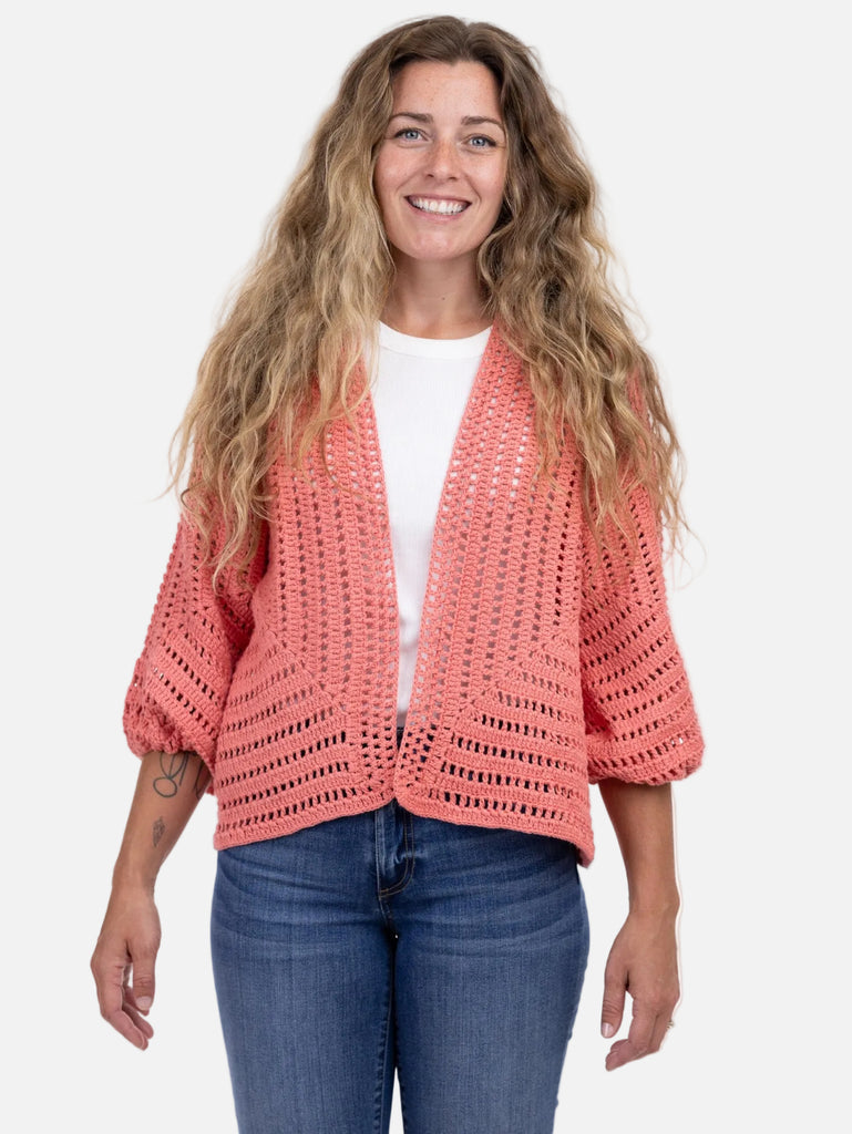 Cambria Watermelon One Size Cardigan | Cathy Allan Ladieswear