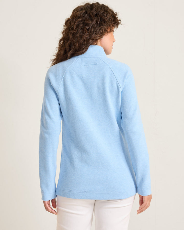 Chambray Blue New Aruba Full Zip Sweatshirt Jacket