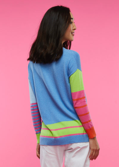 Chambray Intarsia Sweater