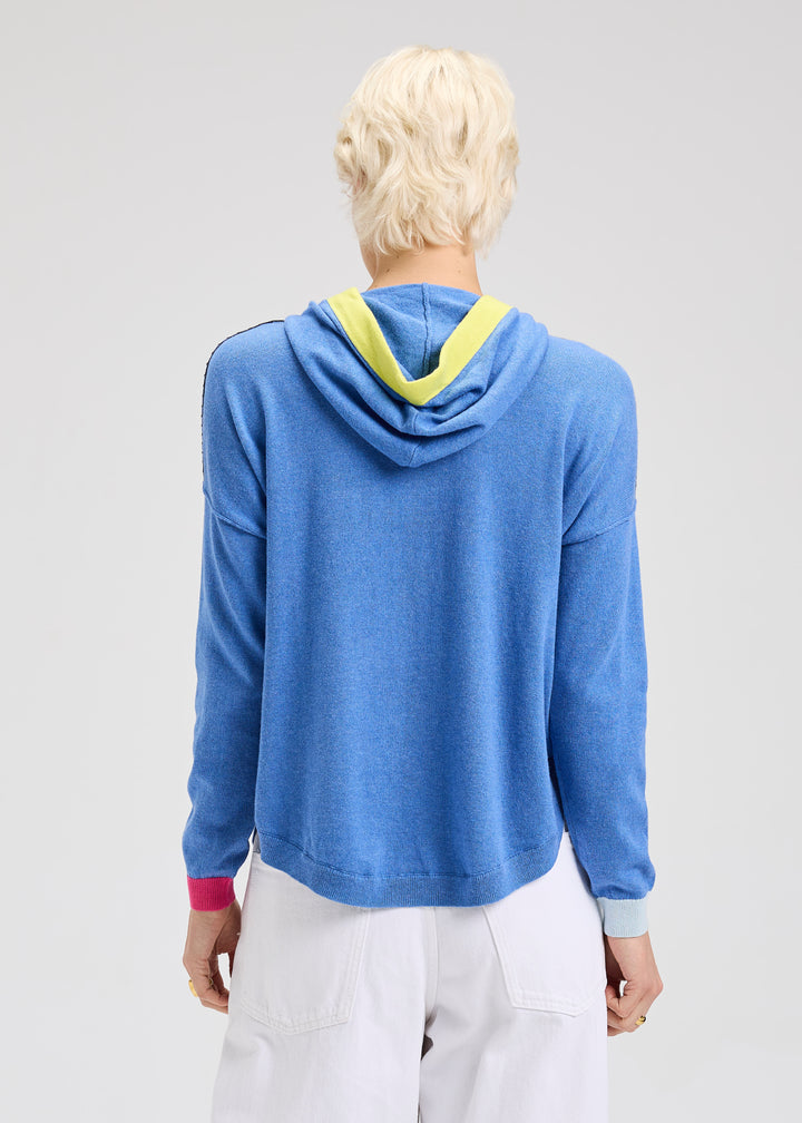 Chambray Joey Pocket Hoodie