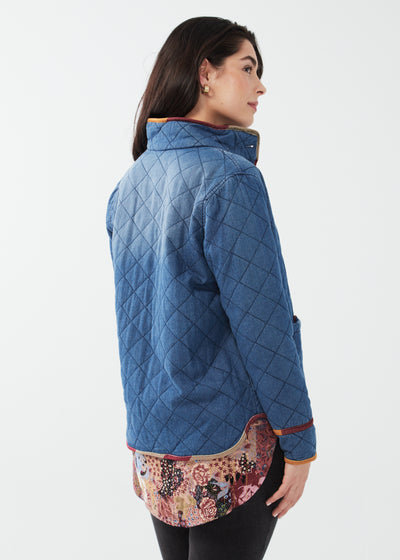 Chambray Quilted Jacket