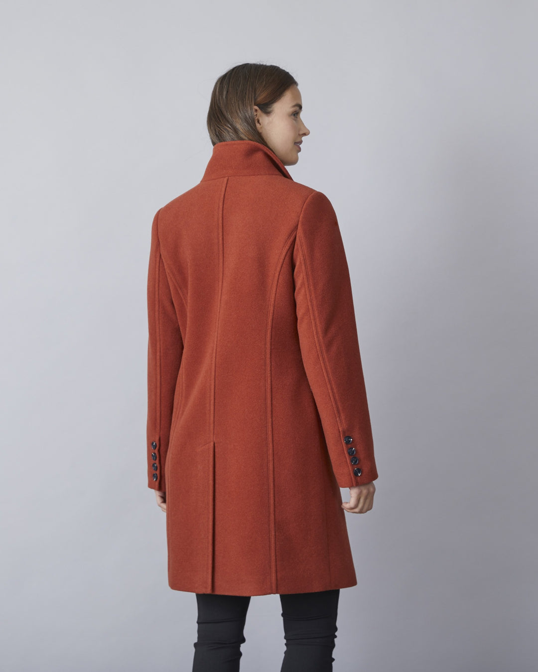 Chanel Brick Wool Coat