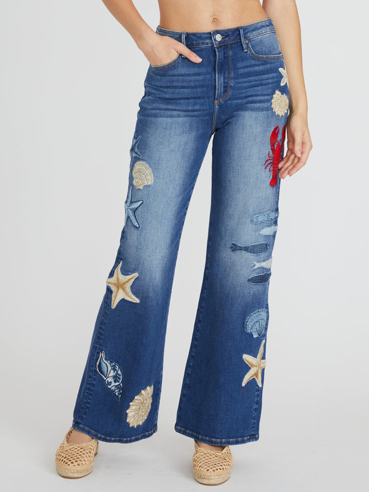 Charlee Seaside Social Blue Jean