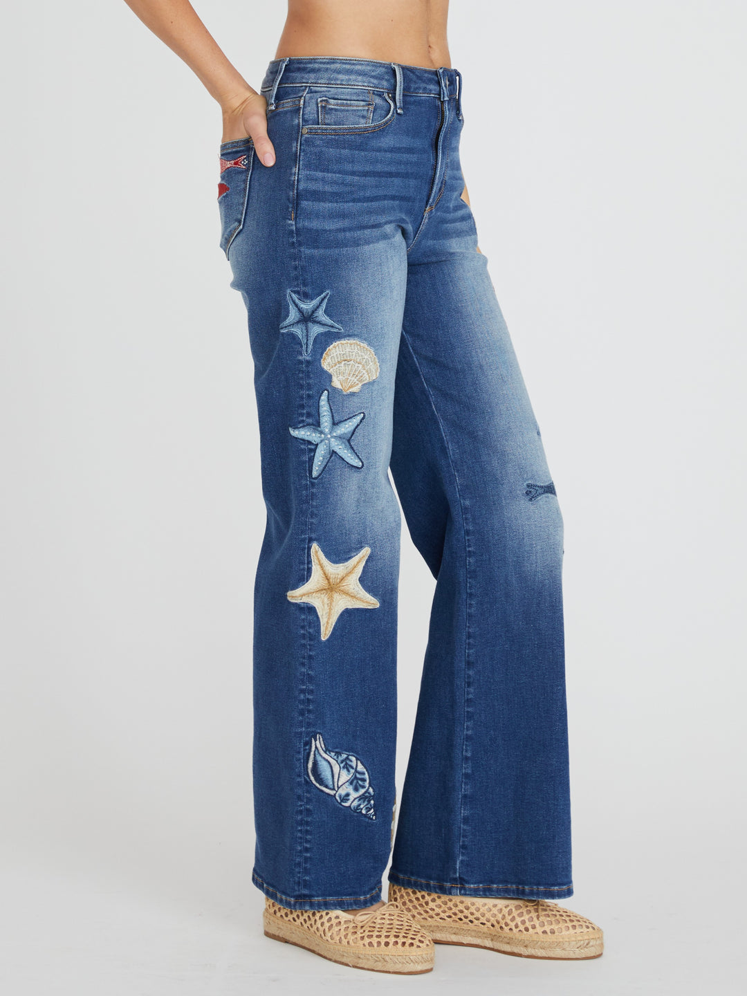 Charlee Seaside Social Blue Jean