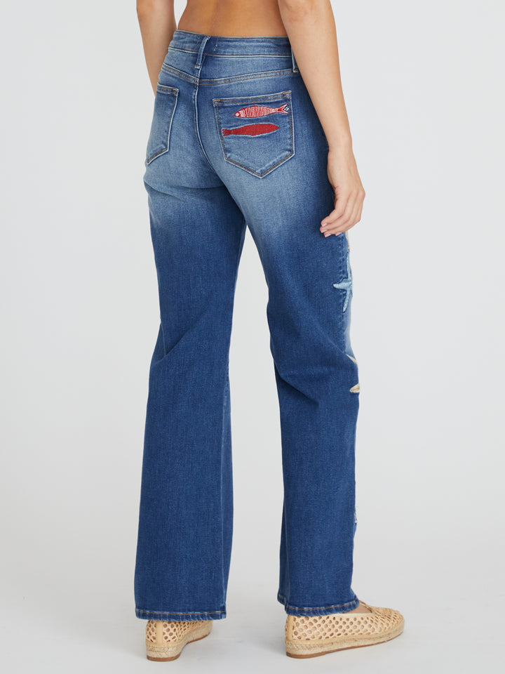 Charlee Seaside Social Blue Jean