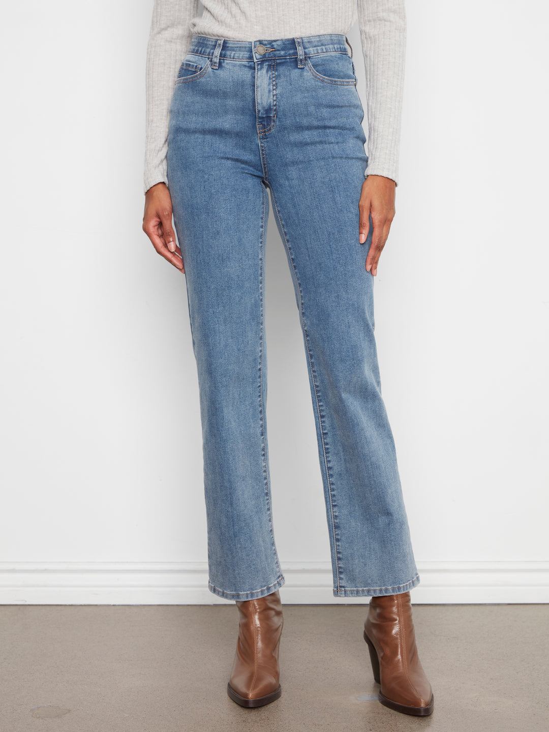 Charlotte Medium Blue Straight Leg Jean