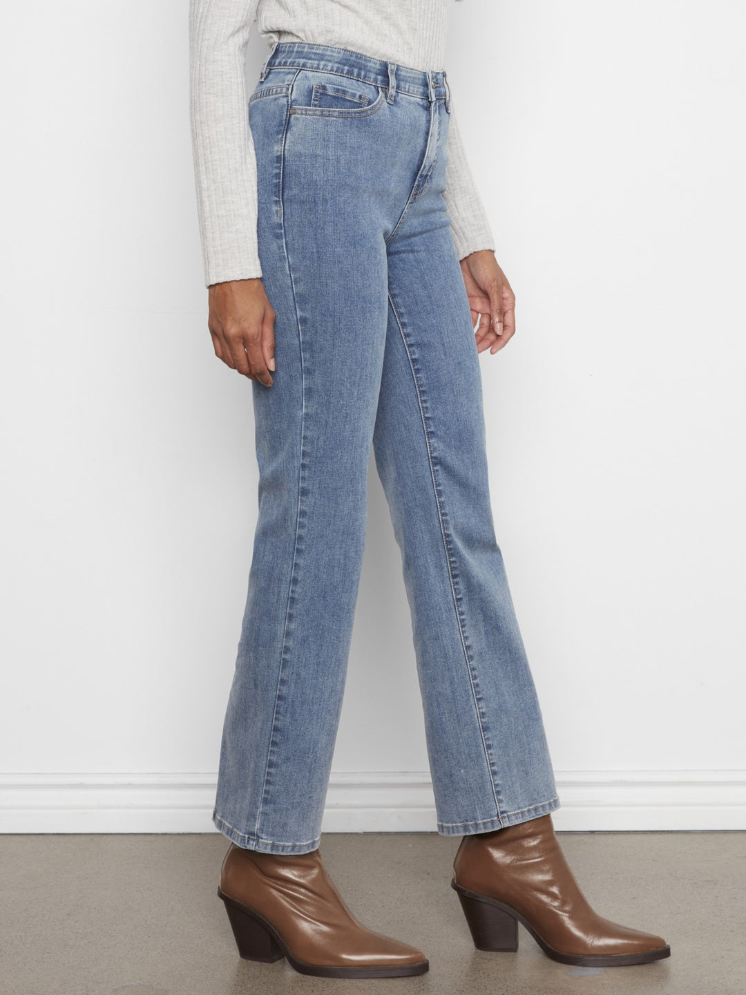 Charlotte Medium Blue Straight Leg Jean