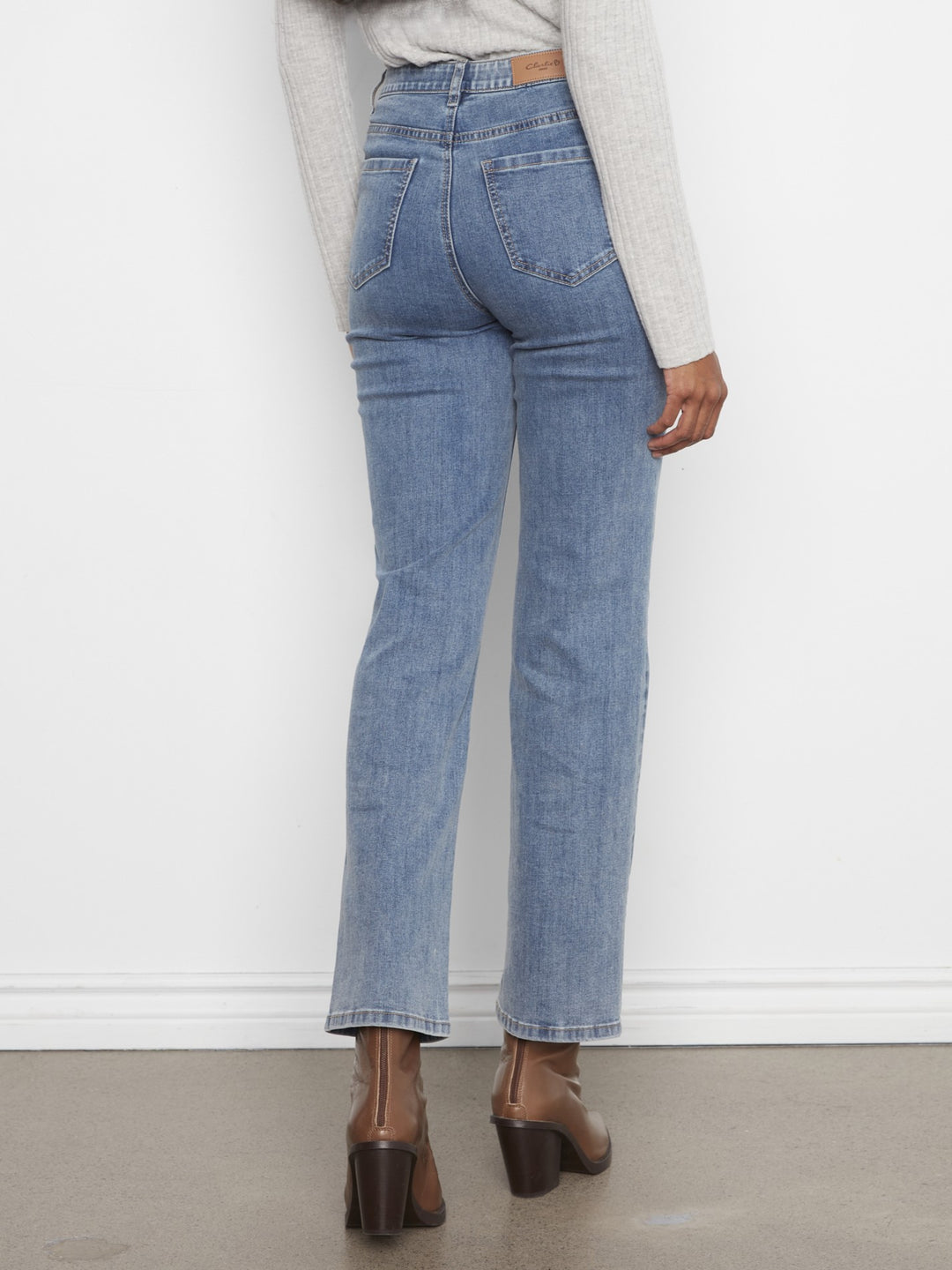Charlotte Medium Blue Straight Leg Jean