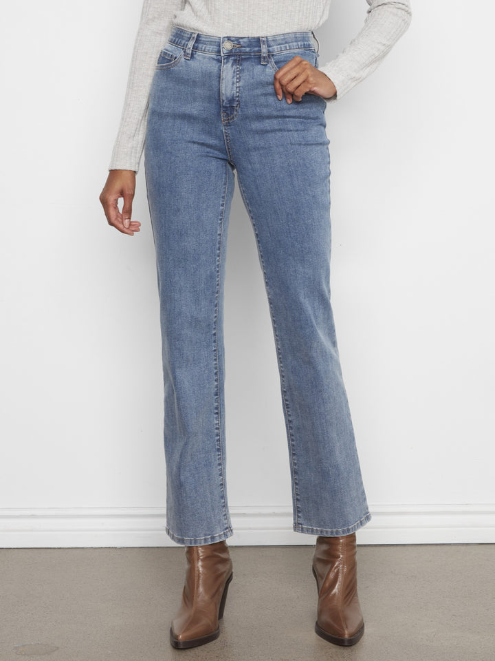 Charlotte Medium Blue Straight Leg Jean