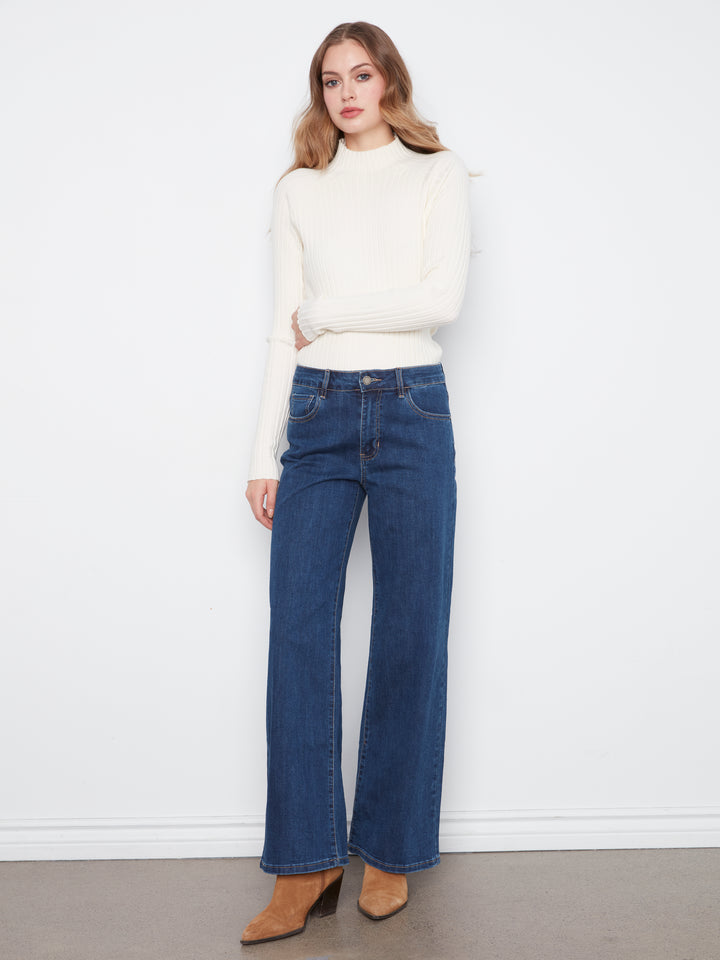 Chloe Indigo Wide Leg Jean