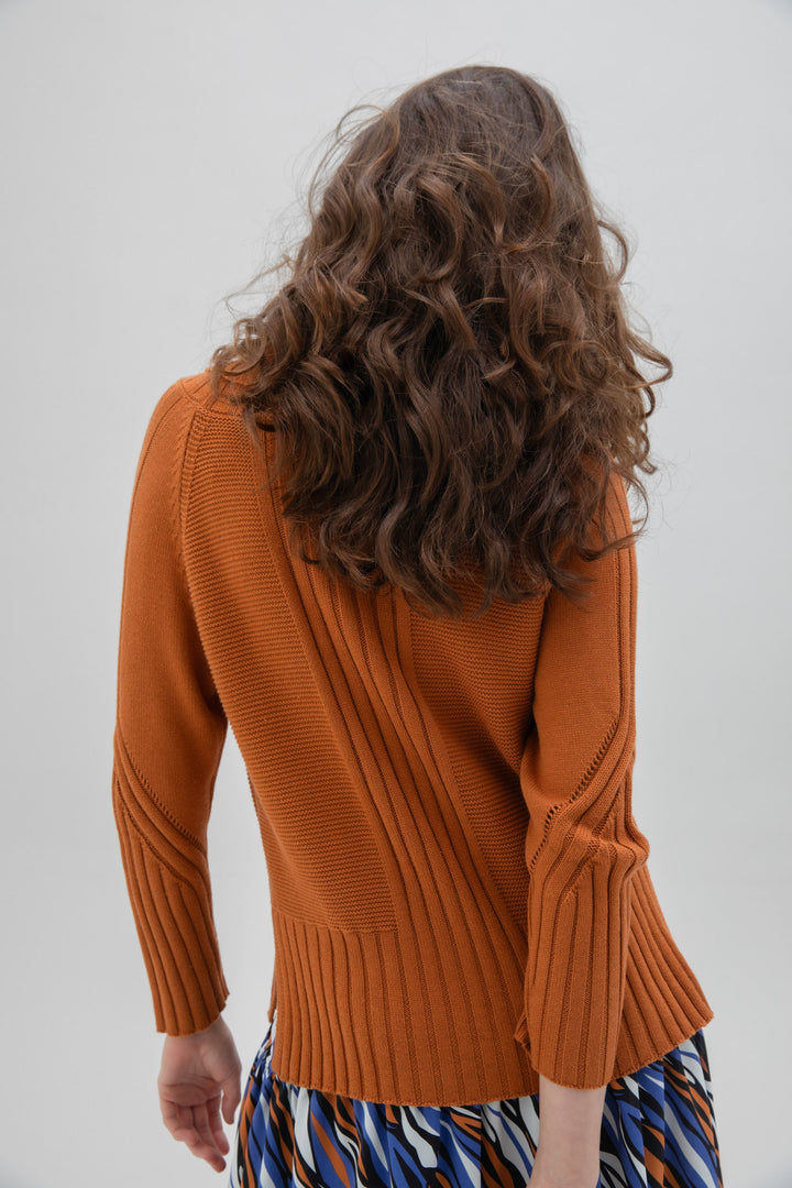 Cinnamon Cowl Neck Sweater