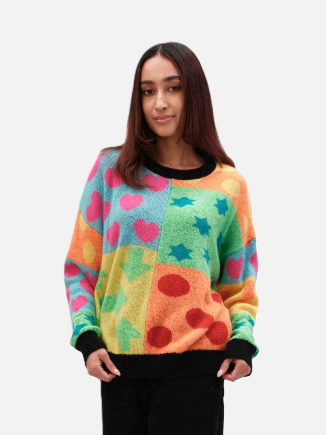 Colourful Emily in Paris Inspired Sweater