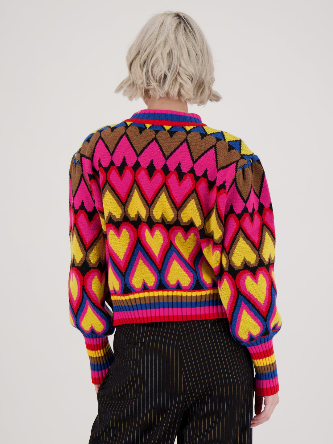 Colourful Queen of Hearts Sweater