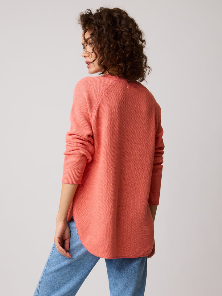 Coral Skyler Sweatshirt Sweater