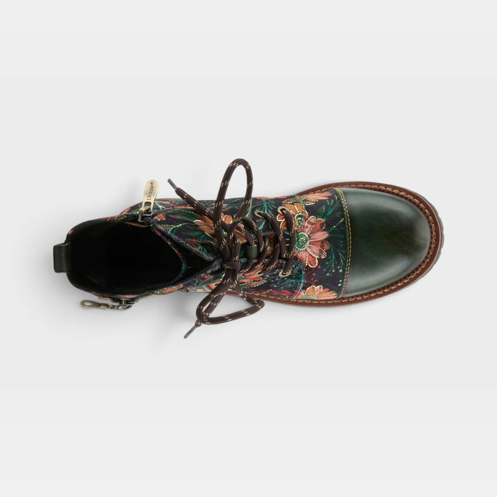 Cordea Floral Print Ankle Boot