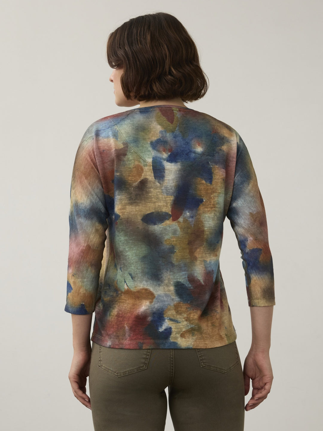 Courage Print V-Neck Top
