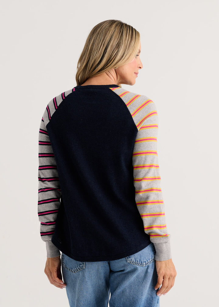 Dark Denim Bright Side Sweater