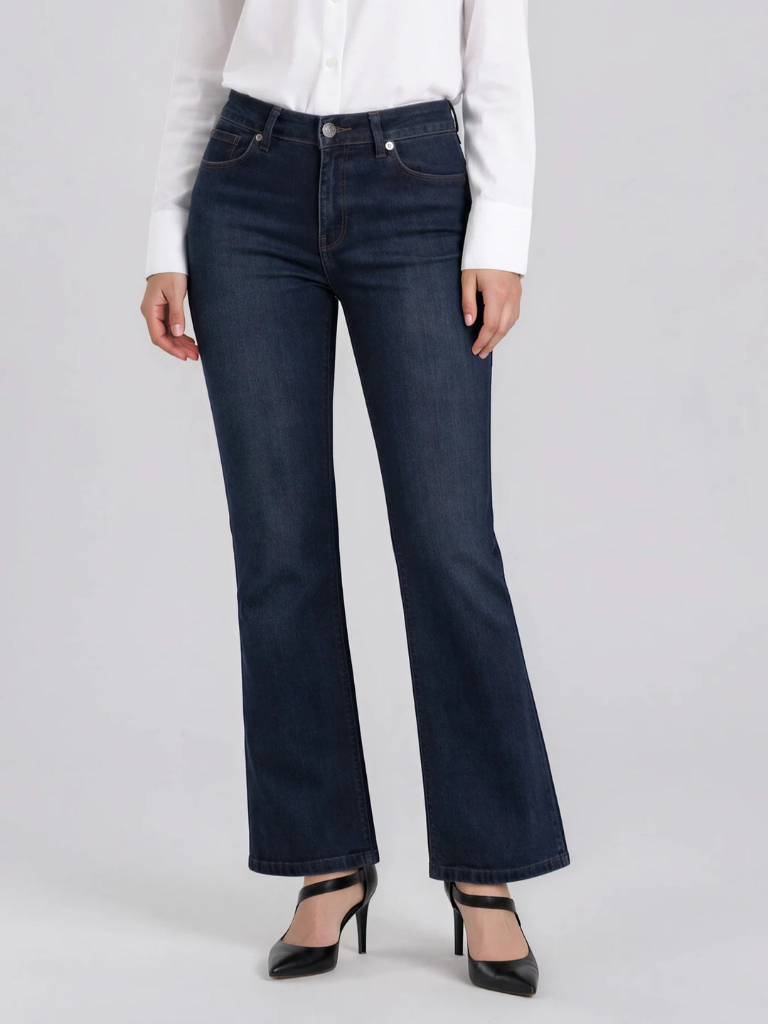 Dark Stone Wash Baby Boot Cut Jean