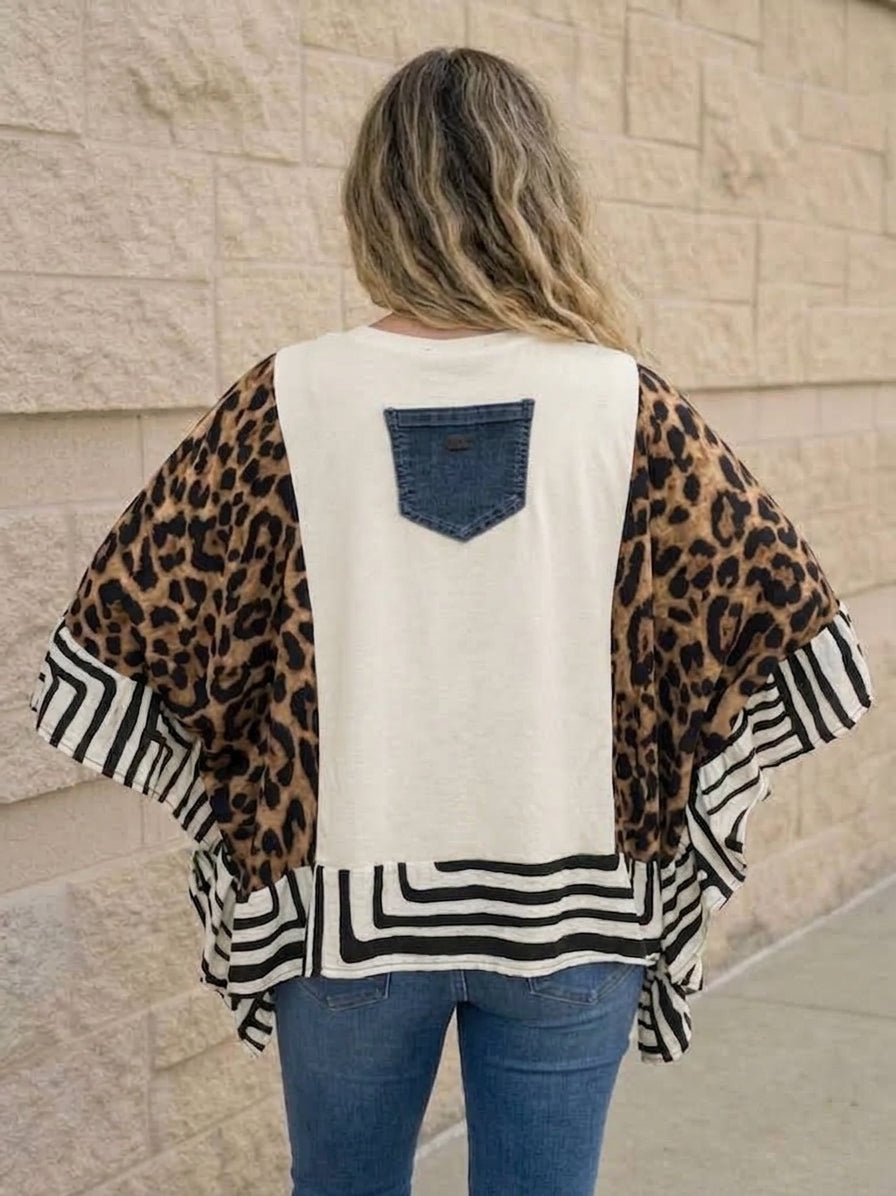 David Bowie Ruffle Vintage Banded Pullover