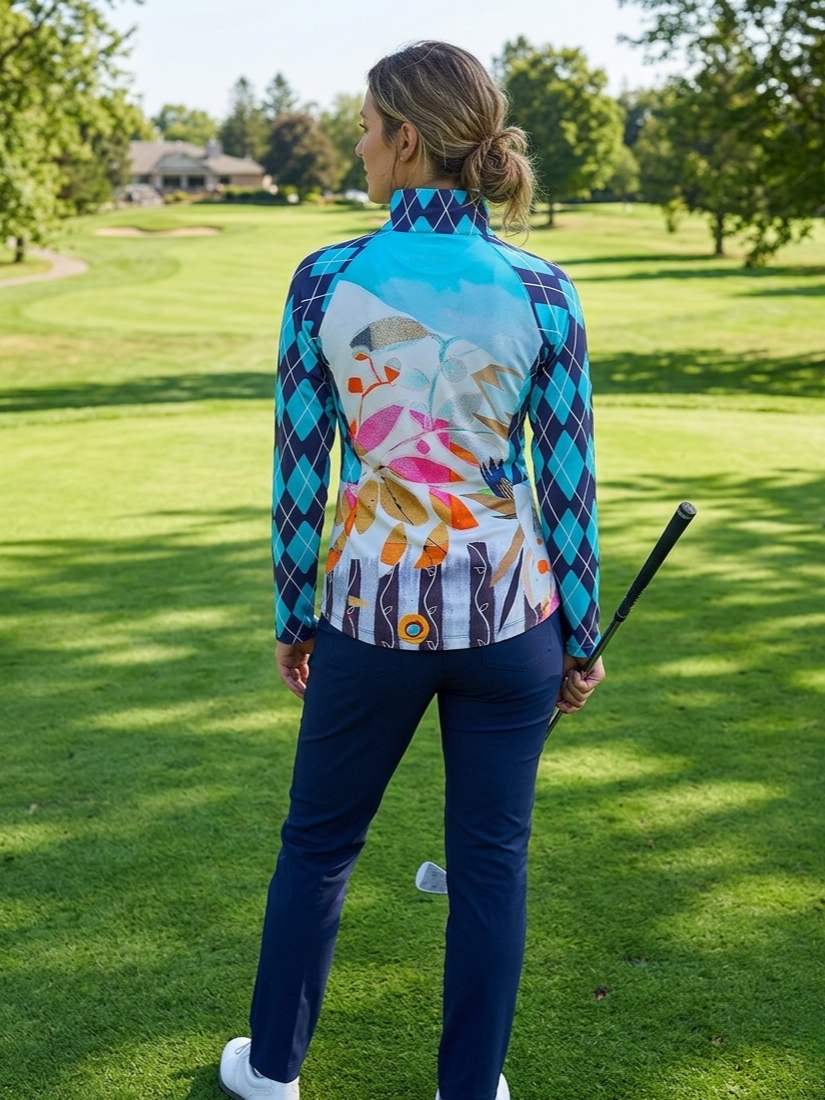 Daydream Mixed Print Zip Up Jacket