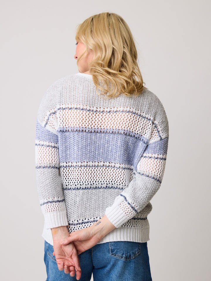 Denim Combo Harper Eco Stripe Sweater