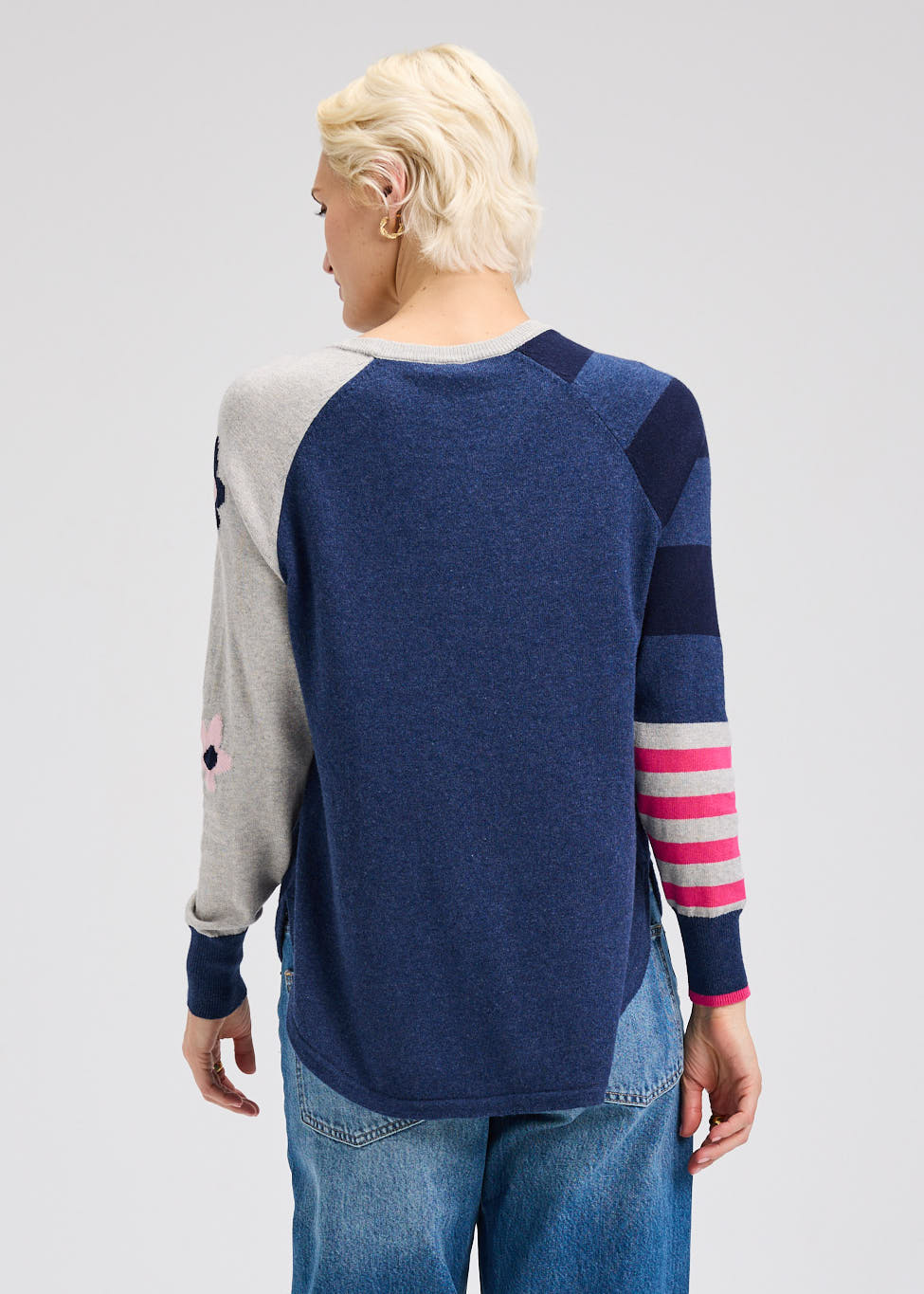 Denim My Happy Sweater