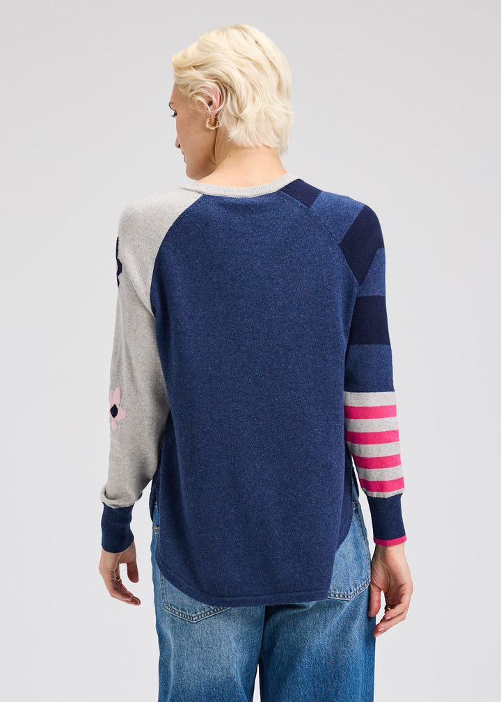 Denim My Happy Sweater