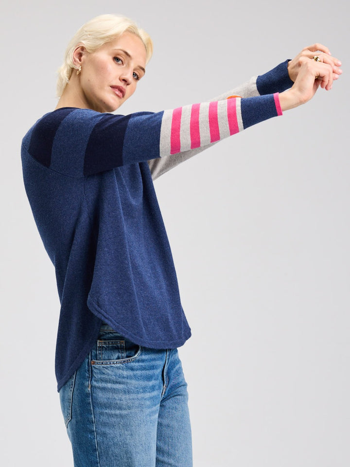 Denim My Happy Sweater