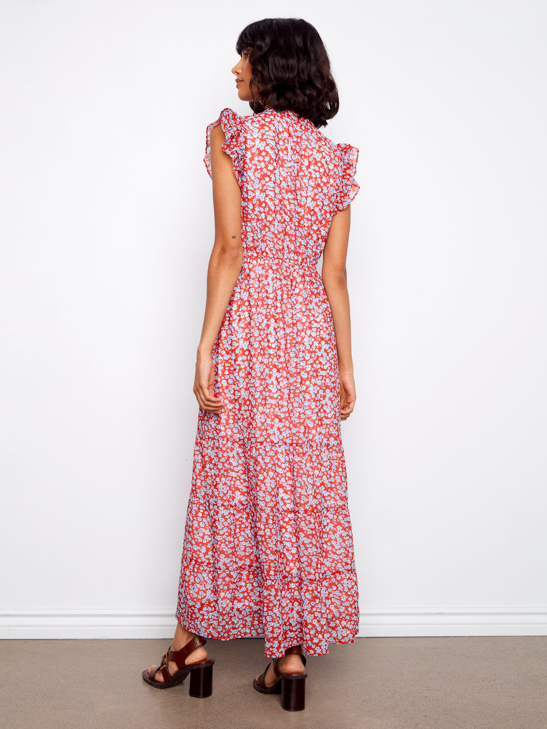 Dixie Floral Print Maxi Dress