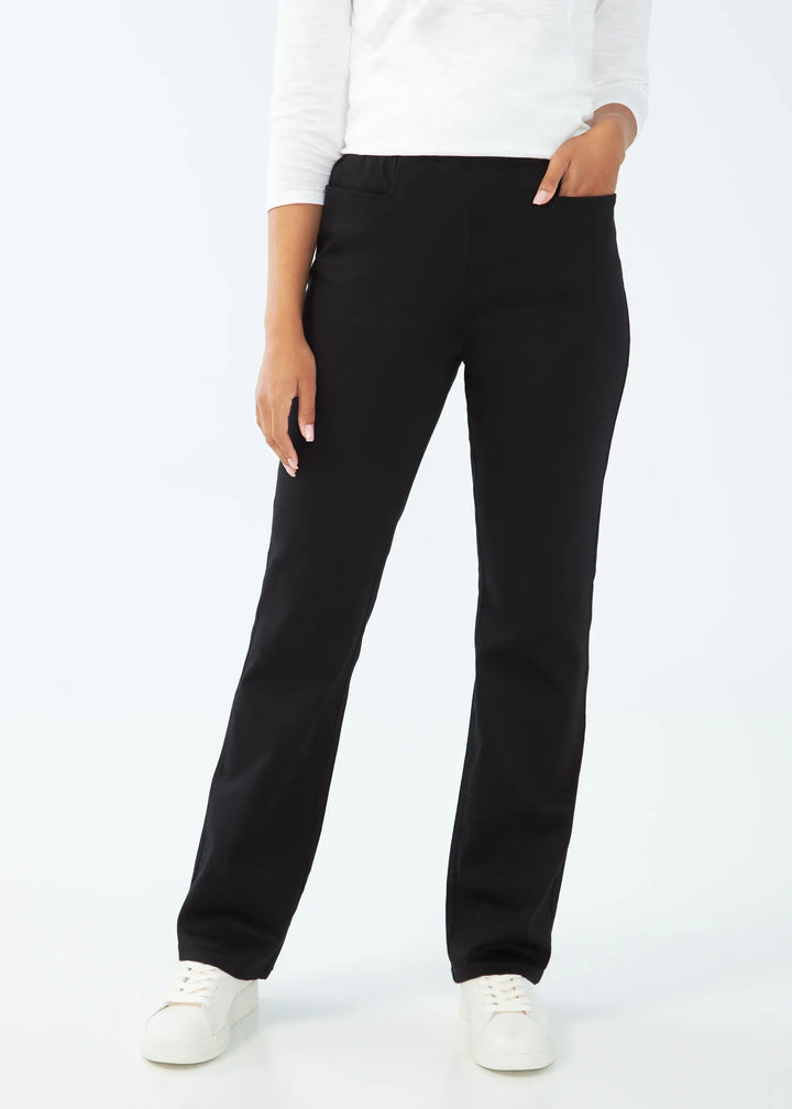 Ebony Petite Pull-On Suzanne Bootcut Jean