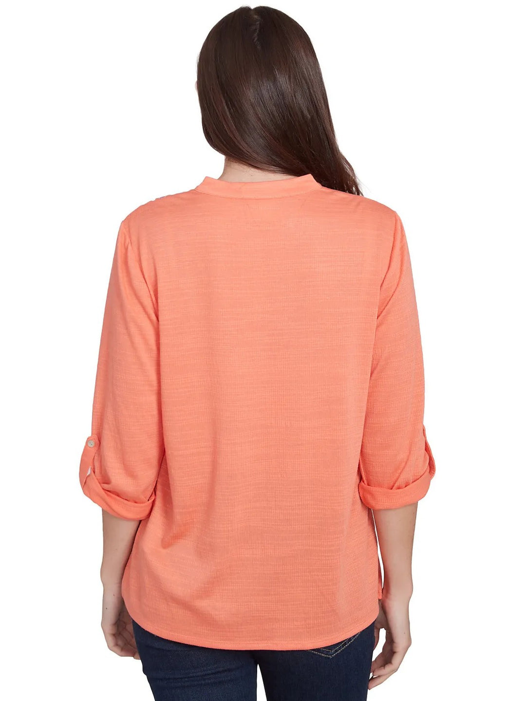 Embroidered V-Neck Top