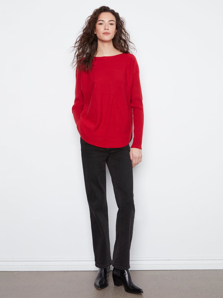 Equestrian Lace-up Cuff Sweater