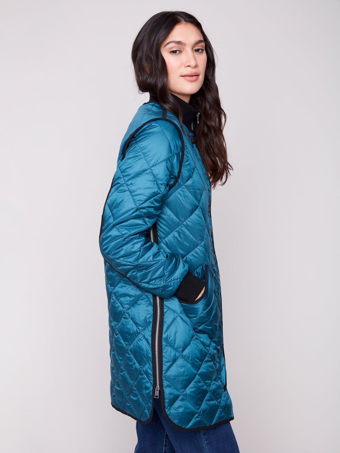 Evergreen Long Quilted Puffer Coat