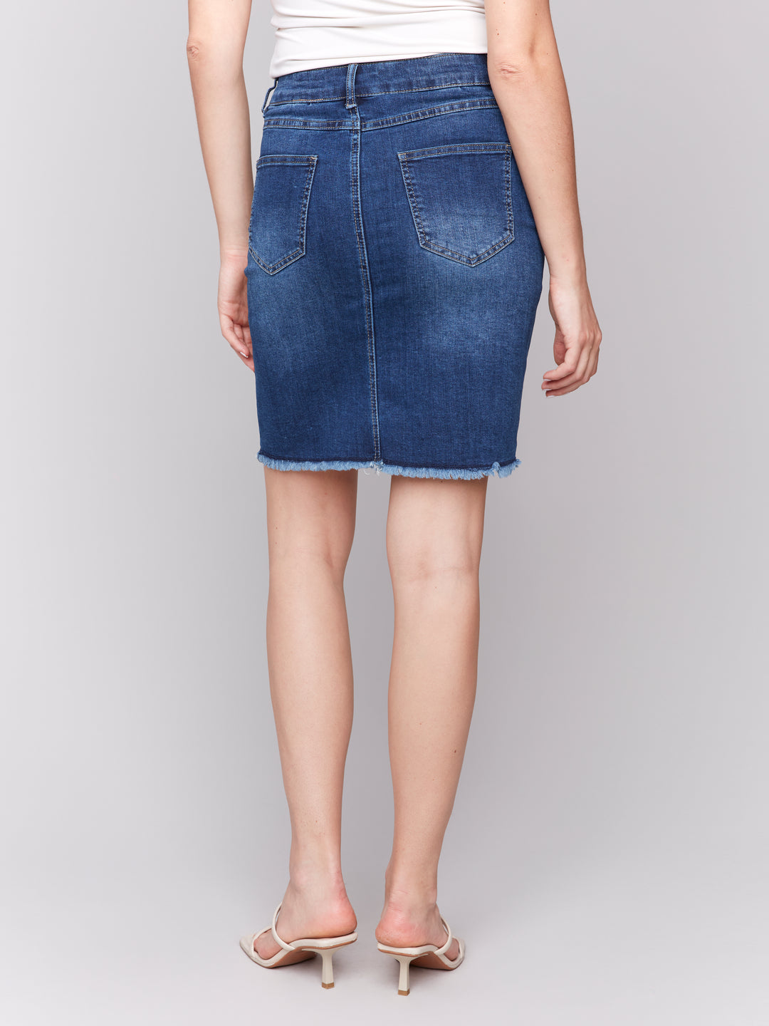 Everyday Stretch Denim Skort