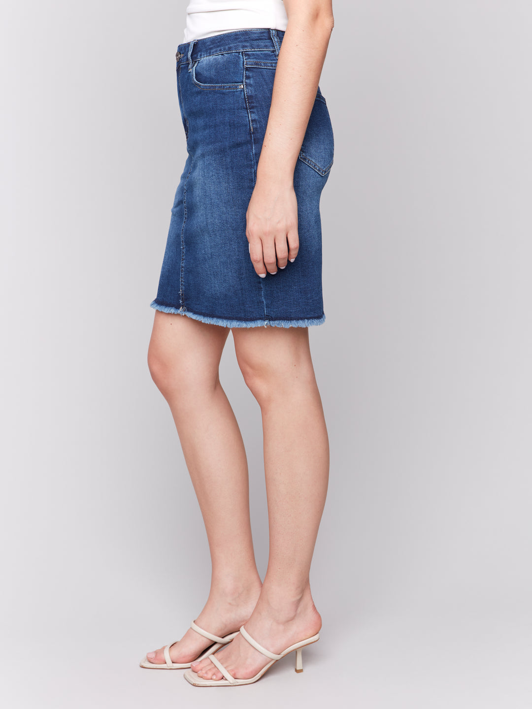 Everyday Stretch Denim Skort