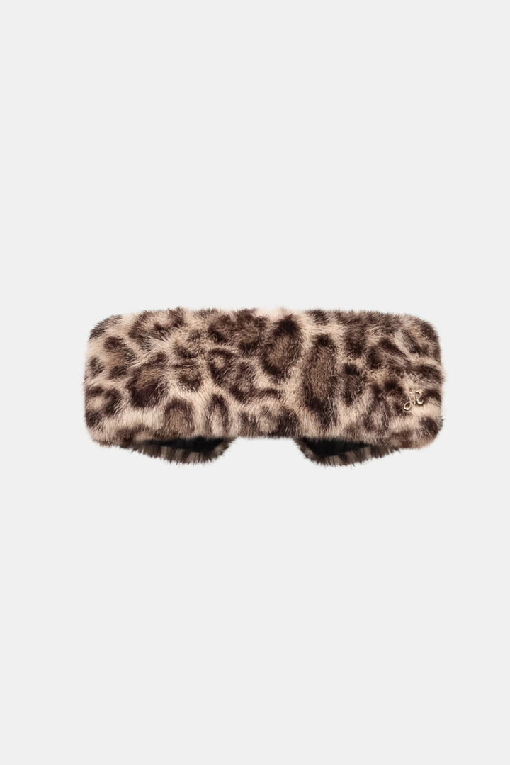 Faux Fur Leopard Headband