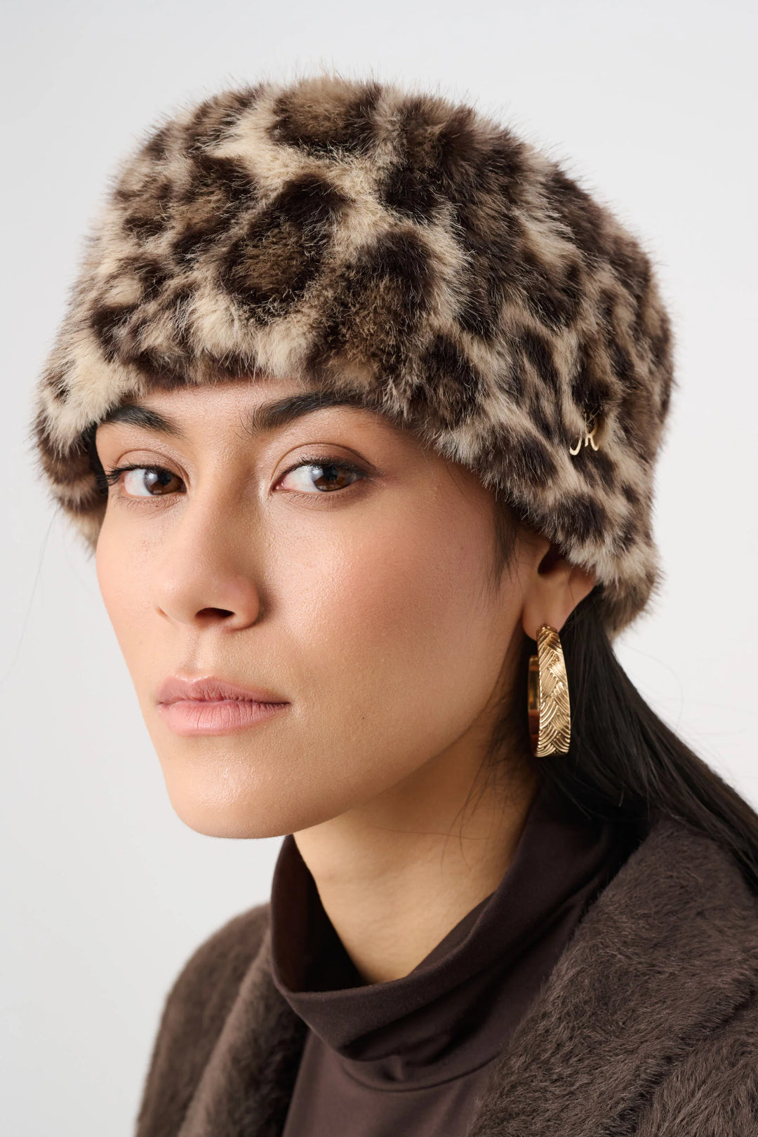 Faux Fur Leopard Headband