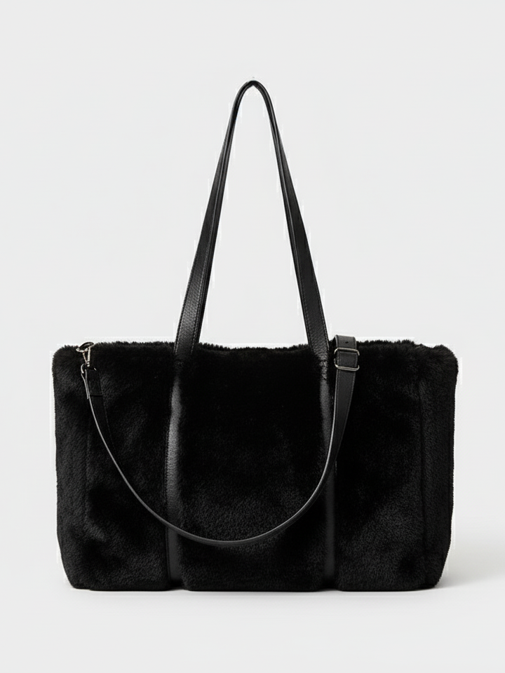 Faux Fur Tote Bag