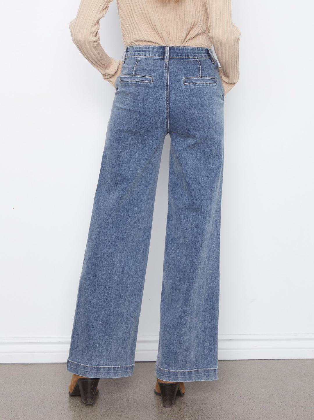 Flare Leg Jean With Removable Belt