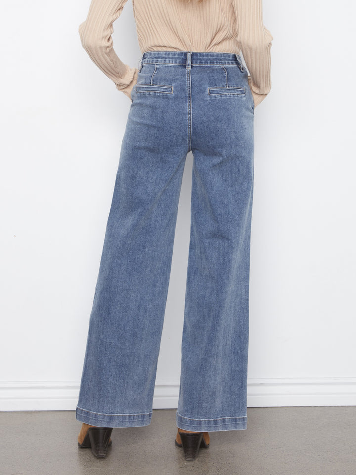 Flare Leg Jean With Removable Belt