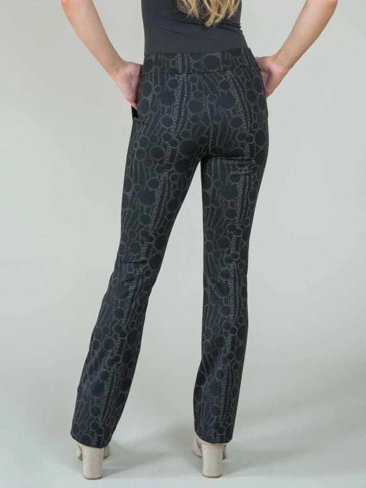 Florence Circle Print Mini Flare Pant